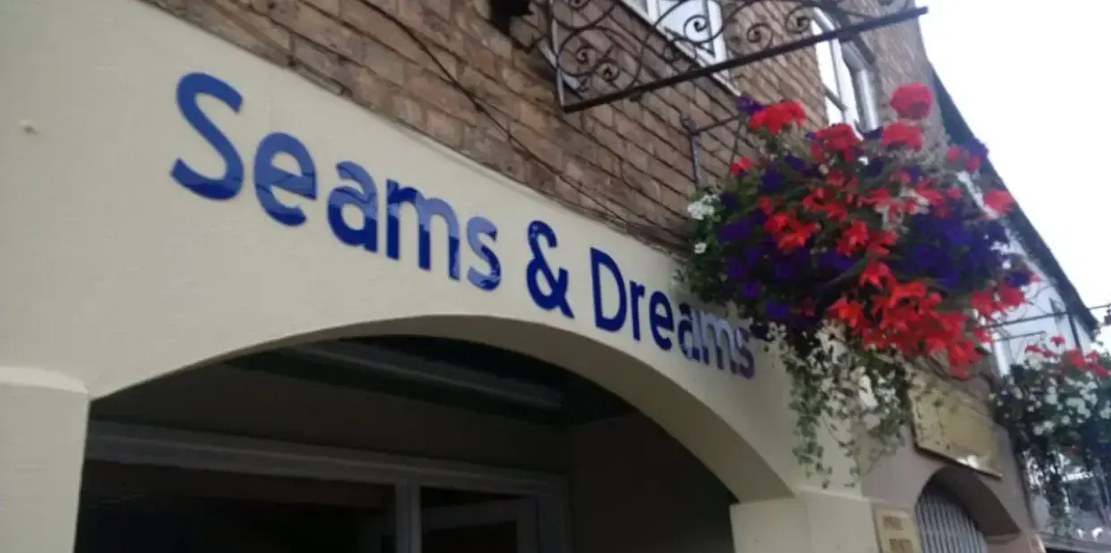 Seams and Dreams shop in Lower Gungate, Tamworth